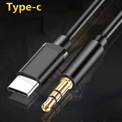 Кабель Type C на аудиоразъем Aux, аудиокабель для автомобильной колонки, наушников, аудиокабель для Samsung S24 S23 S22 S21 Ultra A54 A53, адаптер 3,5 мм