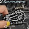 Bike Chain Gear Fidget Spinner for Stress Relief, Metal Sprocket Chain Fidget Toy, Kinetic Desk Novelty Hand Finger Spinner for Anti-Anxiety, Cool Toy