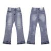 Fashion Print Jeans Loose Casual Sports Denim Pants for Men and Women