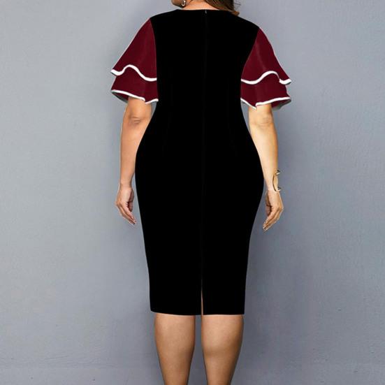 Женские нижние юбки, торжественное платье больших размеров, облегающее платье с рукавами-крылышками и цифровым принтом, большие размеры, с круглым вырезом и разрезом подол, облегающее платье для свадьбы