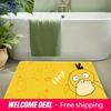 Pokemon Psyduck "Hey!" Cute Print Non-slip Doormat Soft Floor Mat for Home Decor