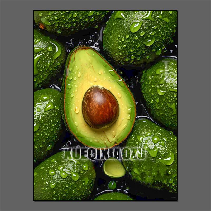 Fruit Diamond Painting Strawberry Lemon Picture Full Diamond Mosaic Cross Stitch Kit Art DIY Kitchen Restaurant Home Decoration