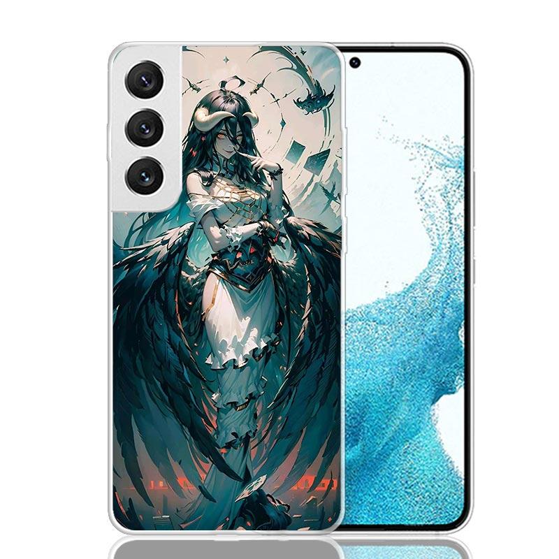 Чехол для телефона с изображением Альбедо из аниме Overlord для Samsung Galaxy S26 S25 Edge S24 S23 FE S22 Ultra S21 Plus S20 + Fundas Cover Coque Galaxy S