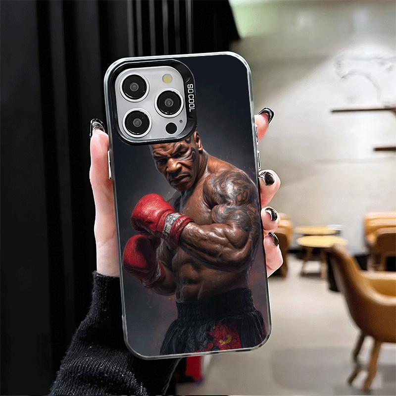 Mike Tyson Boxer Man Shockproof Phone Case for iPhone 17 Air 16 16E 15 Pro Max 14 Plus 13 Mini 12 Back Cover Anti Fall Fundas