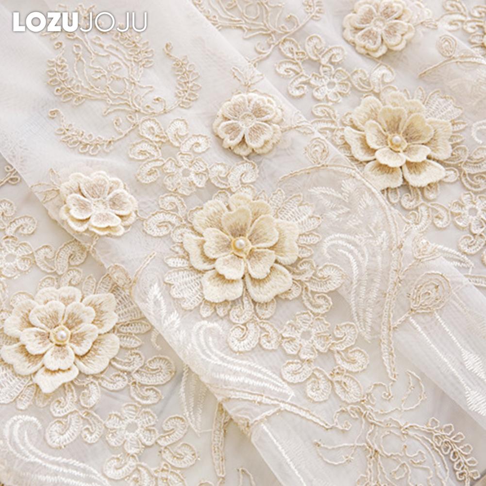 1 шт. LOZUJOJU Французское роскошное кружево с рельефной вышивкой, полупрозрачная тюлевая занавеска высотой 260 см для гостиной, спальни, украшения окна, домашнего декора