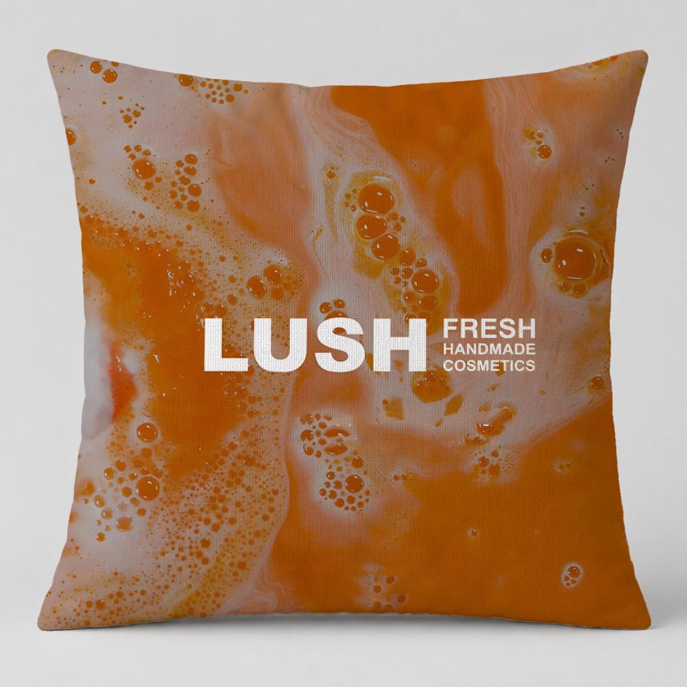 Street llLusH Cushion Cover Short Plush Cushion Cover Double Sided Print Washable Sofa Pillowcase Home Decor Gift