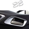 Для Honda Fit Jazz Накладка Отделка ABS Матовый серебристый Ручка внутренней двери 2014-2020