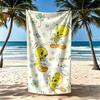 Looney Tunes Zipper Art Beach Towel Super Soft Microfiber Quickdry Fabric Comfortable Lightweight