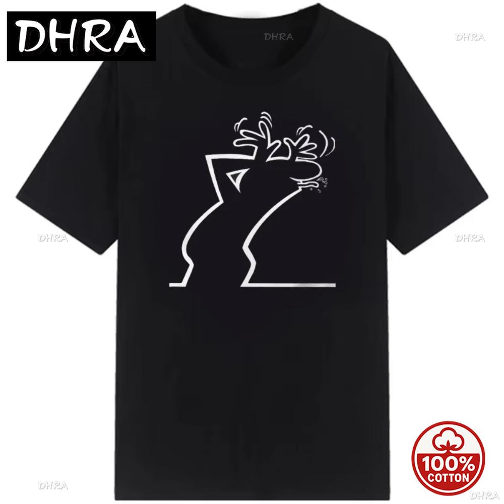 Rainbow Hug Figure Art Graphic Tshirt 100 Cotton Unisex Unisex Lgbtq Pride Tee Y2k Harajuku Casual Streetwear Black Loose Soft Top