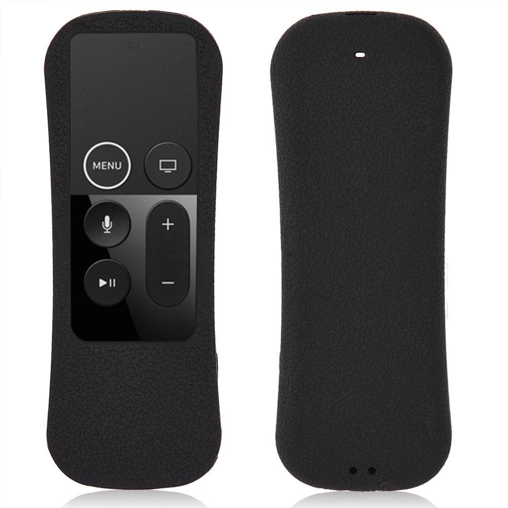 Shockproof Anti slip Protective Silicone Cover Case for TV 4 Remote Black