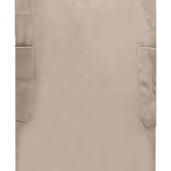 Хлопково-льняной фартук с перекрестной спинкой для женщин, мужчин, шеф-повара, японский стиль, сарафан с карманами для готовки, выпечки, садоводства