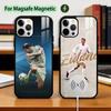 Чехол для телефона футболиста З-Зинедина Зидана Для iPhone17,16,15,14,13,12,11 Plus,Pro Магнитный Для Magsafe Беспроводной Зарядки