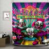 K-Killer Klowns From Outer Space Shower Curtain With Waterproof And Mold Resistant Shower Curtain Polyester Durable Bathroom