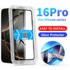 Установка в один клик Защитное закаленное стекло для экрана iPhone 16 15 14 13 11 12 Pro Max X XS XR