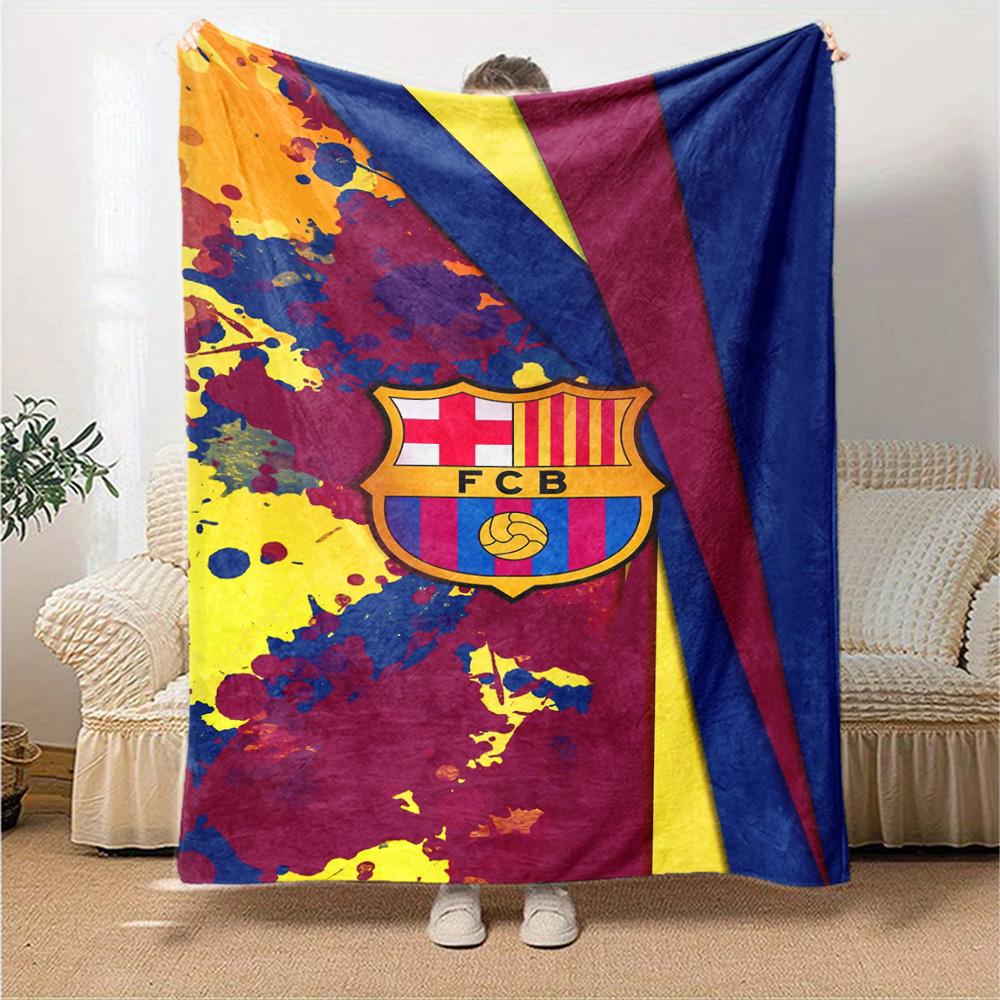 Barcelona Blanket Soft Warm Cozy Perfect for Seaside Bedding Picnics Four Seasons Universal Digital Print Perfect Gift for Relatives and Friends