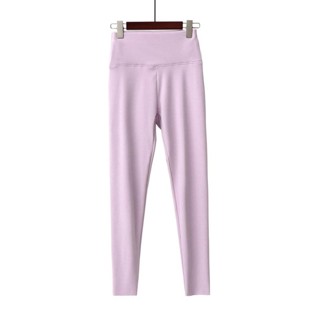 Женские осенне-зимние немецкие бархатные облегающие теплые леггинсы с высокой талией и завязками