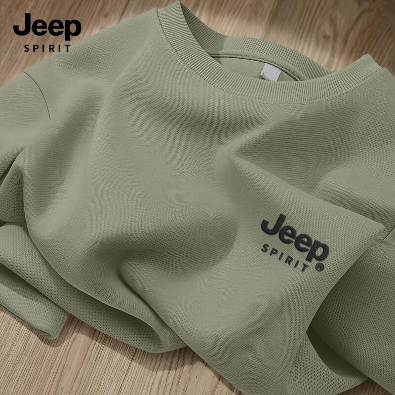 JEEP SPIRIT Men's 2025 Casual Crew Neck Sweatshirt