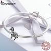 BAMOER Authentic 925 Sterling Silver Lovely Zebra Bead & Charm Fit Bracelet & Necklace DIY