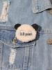 Adorable Cartoon Panda Plush Hairpin & Brooch Combo - Versatile Accessory for Clothing and Bags
