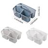 Simple Hollow Out Storage Basket Functional Washing Basket Storage Holder  For Bathroom/Toilet