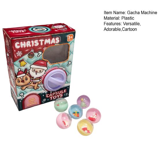 Автоматический кран-машина для детей Мини-диспенсер для рождественских яиц Игрушка Креативная гача-машина Развивающие инструменты для вытаскивания яиц