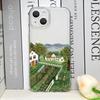 Чехол для телефона 'Картина Дом Горный Пейзаж' для IPhone 17 16 15 14 11 12 13 Pro Max 7 8 Plus 12 13 Mini X XS Max XR Мягкий чехол