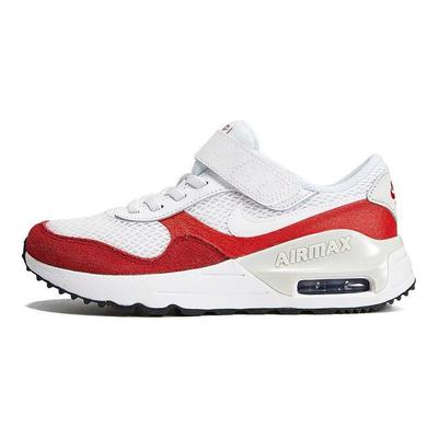 Детские кроссовки Air Max SYSTM PS White University Red Photon-Dust DQ0285-108