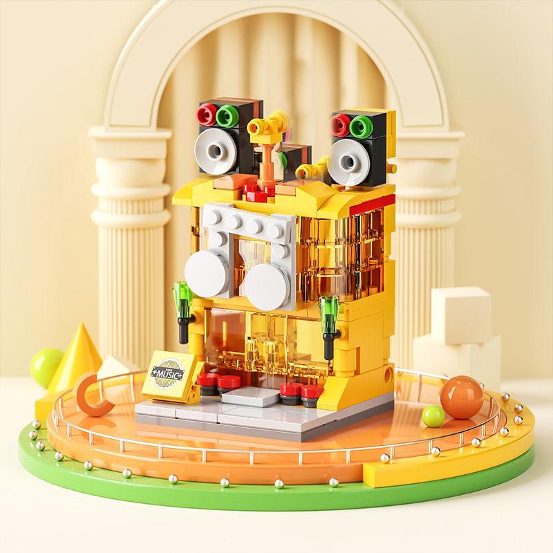 DIY Архитектурный магазин, вид на улицу, еда, дом, строительные блоки, комплект, кирпичи для девочек, классическая модель фильма, детские игрушки для детей