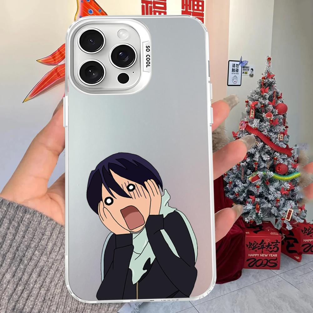 Японский Аниме Арт Чехол для Телефона Yato Noragami Для iPhone 16 15 14 13 12 11 Pro Max X XR XSMAX 8 7 Plus Матовый Ударопрочный Задний Чехол