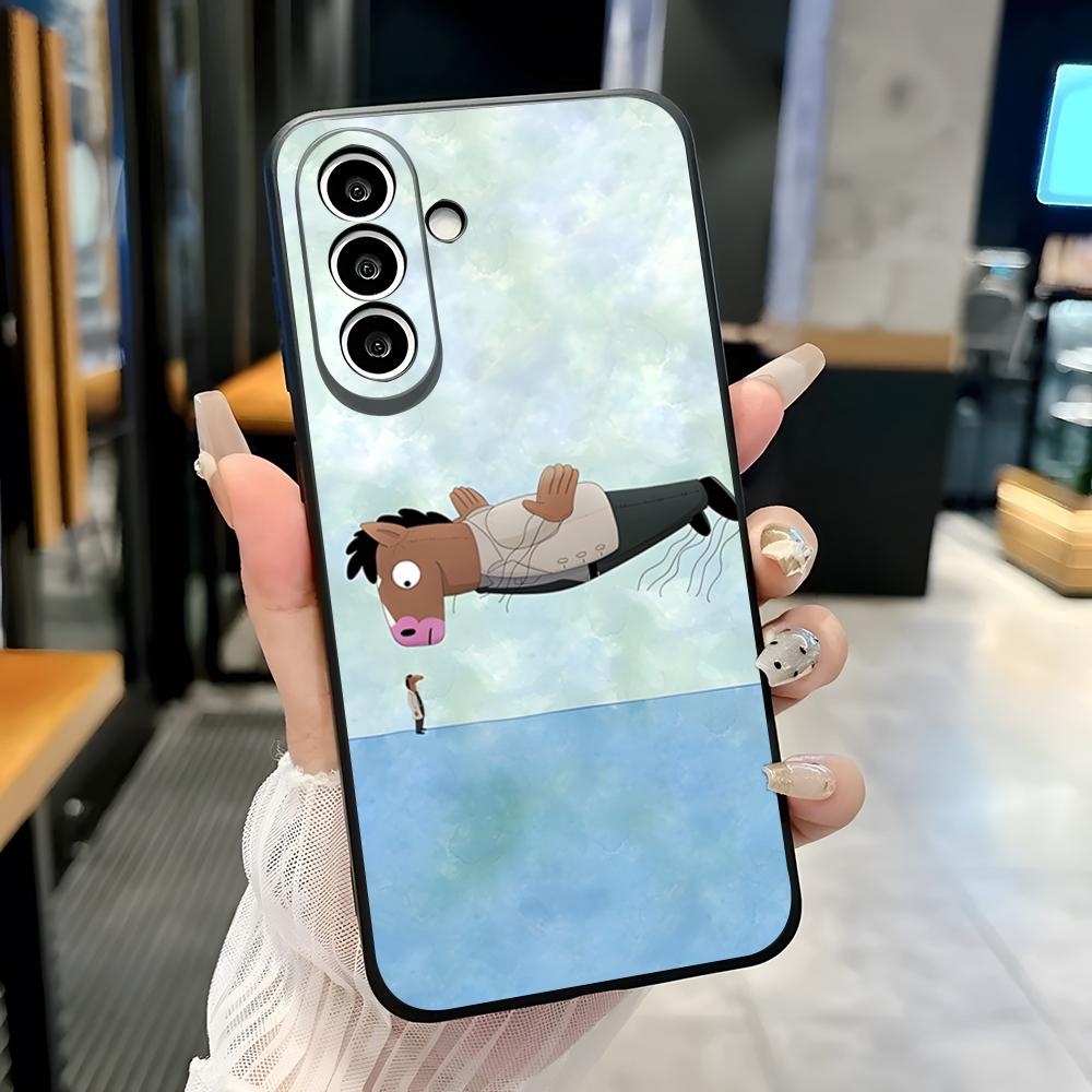 Крутой чехол для телефона B-Bojack H-Horseman для Samsung A25 A13 A33 5G A54 A36 A35 A56 A52 A14 Ударопрочный мягкий чехол