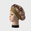 Women's Wide Brim High Elastic Satin Sleep Cap & Chemotherapy Hat for Autumn/Winter Hair Care