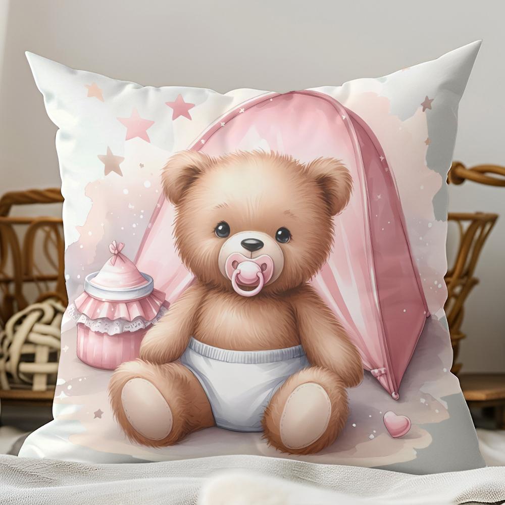 Пододеяльники Sweet Dream Bear BABY · Незаменимые для уютного декора детской комнатыПодушка-накидка на диван для гостиной, украшение для спальни