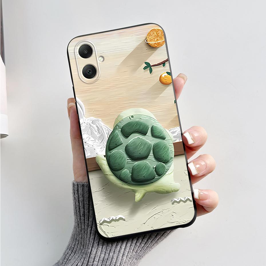 Чехол для Samsung Galaxy A06 A065F A065M Милый Кот Мультяшный Медведь Лягушка Мягкий Силиконовый Задний Чехол для Samsung A06 SamsungA06 4G Чехол