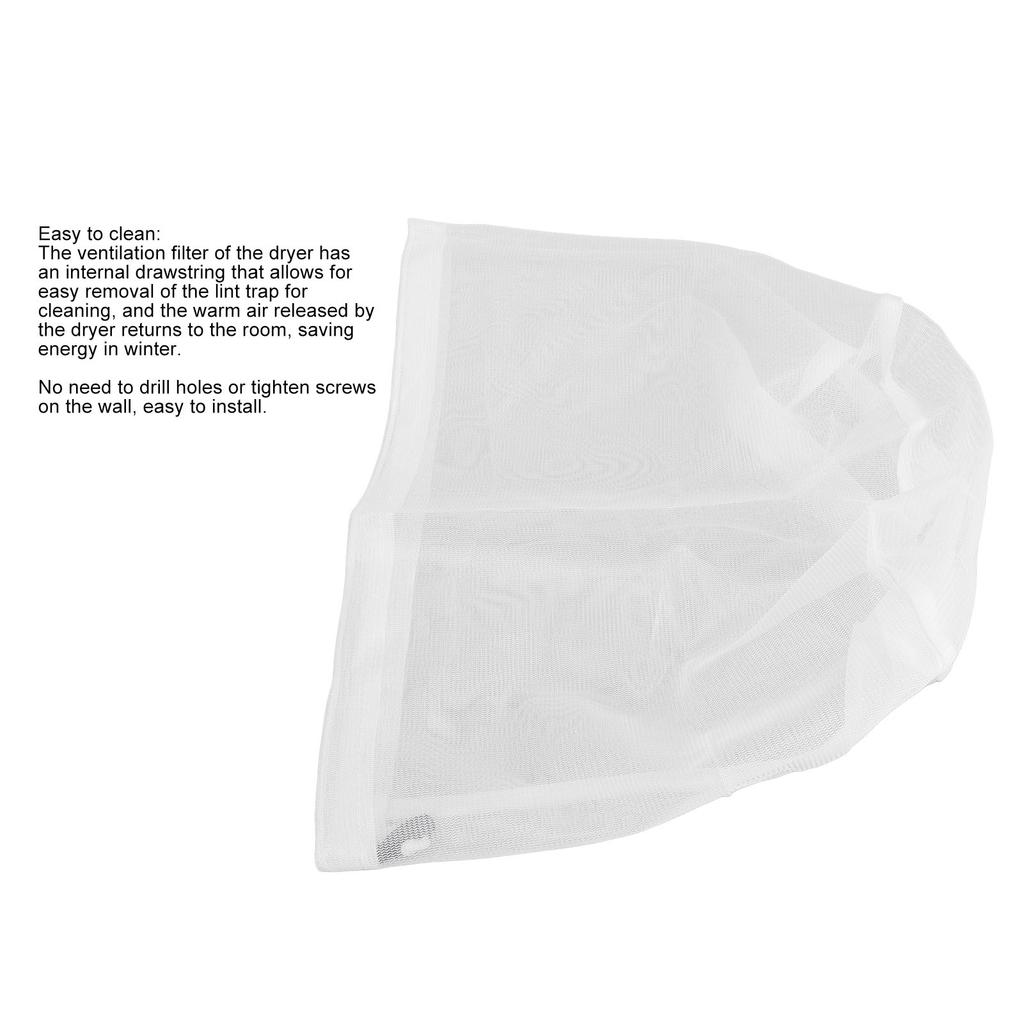 3 шт. Мешок для сбора ворса из вентиляционного отверстия сушилки Универсальный многоразовый уловитель ворса для сушилки для внутренних систем