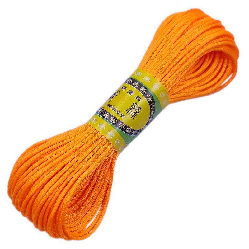 Высококачественный браслет, плетеная веревка, новая, 20 м/рулон, 2 мм, нить, китайский узел, сделай сам, кисточки, шнур макраме, нить Шамбала, ювелирные аксессуары