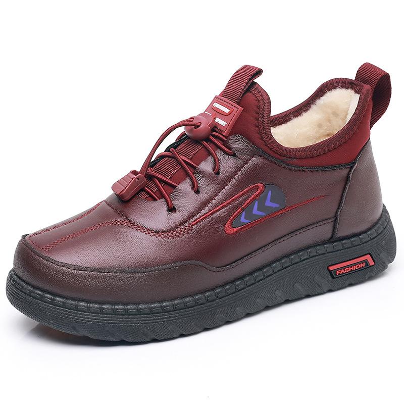 Новая женская бархатная спортивная обувь, утолщенные модные нескользящие кроссовки, зимние ботинки, женские ботинки