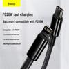 Кабель Baseus Tungsten Series 20W с быстрой зарядкой, Type-C на iP, для Apple 14