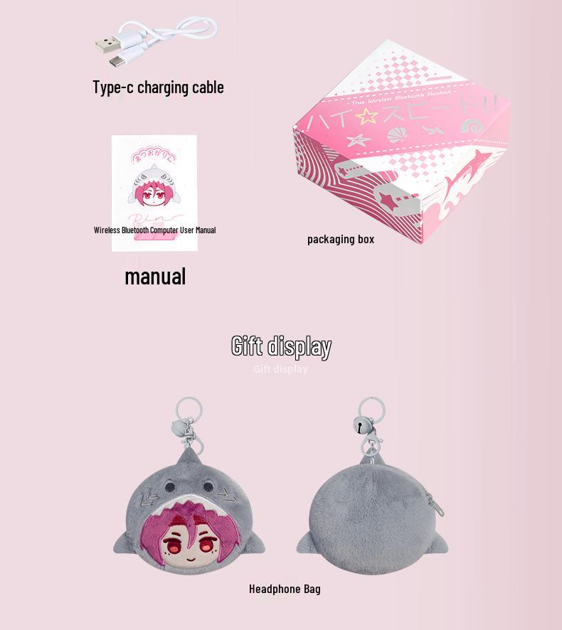 Беспроводные внутриканальные наушники Matsuoka Rin с Bluetooth — аниме-издание