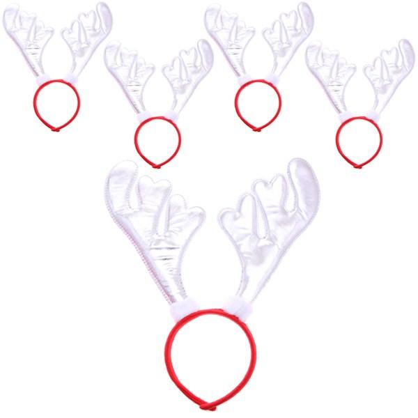 Livingda Big Rudolph Headband, Metal Silver