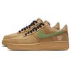 Nike Nike Air Force 1 Устойчивые к истиранию Устойчивые к истиранию Низкие Скейтбордические кроссовки Унисекс Коричневые CJ9179-200(Команда562-)