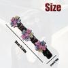 Sparkling Crystal Stone Side Clip Flower Pattern Braided Hair Clips New Double Bangs Hair Clips