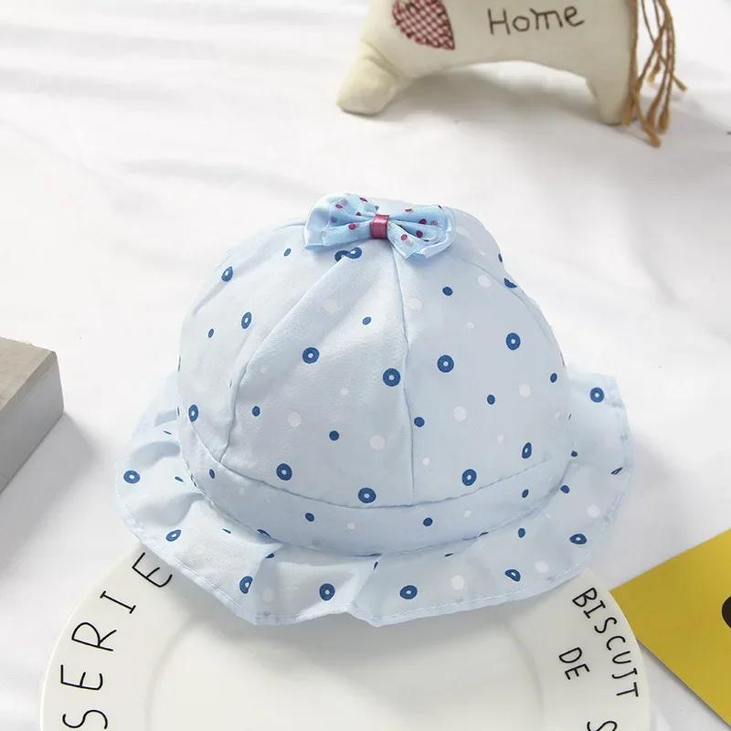 0-1 Year Print Baby Bowl Hat Summer Sun Protection Infant Fisherman Cap Thin Cotton Toddler Bucket Cap Boys Girls Outdoor Visors