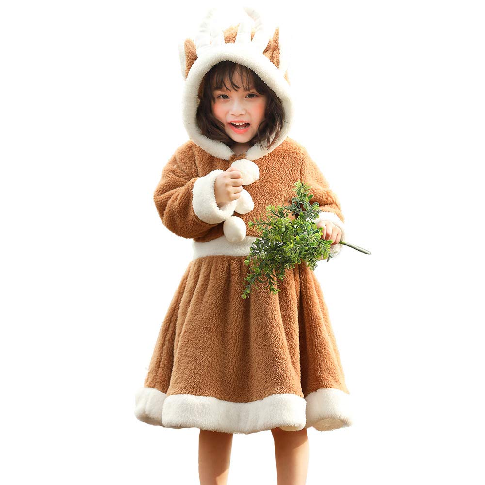 Семейные мероприятия 'Семья Санты с оленями' [Производство Шанки] Костюм, Платье, Кигуруми, Домашняя одежда, Косплей, Хэллоуин, Рождество, (Д, Ребенок)