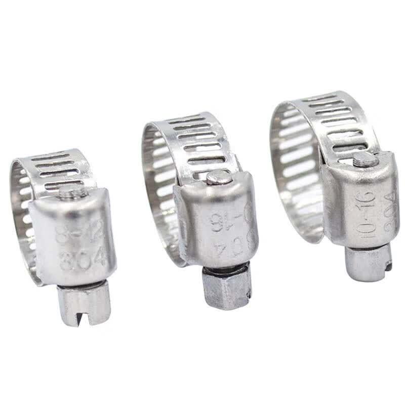 304 Stainless Steel American Type Hose Clamps