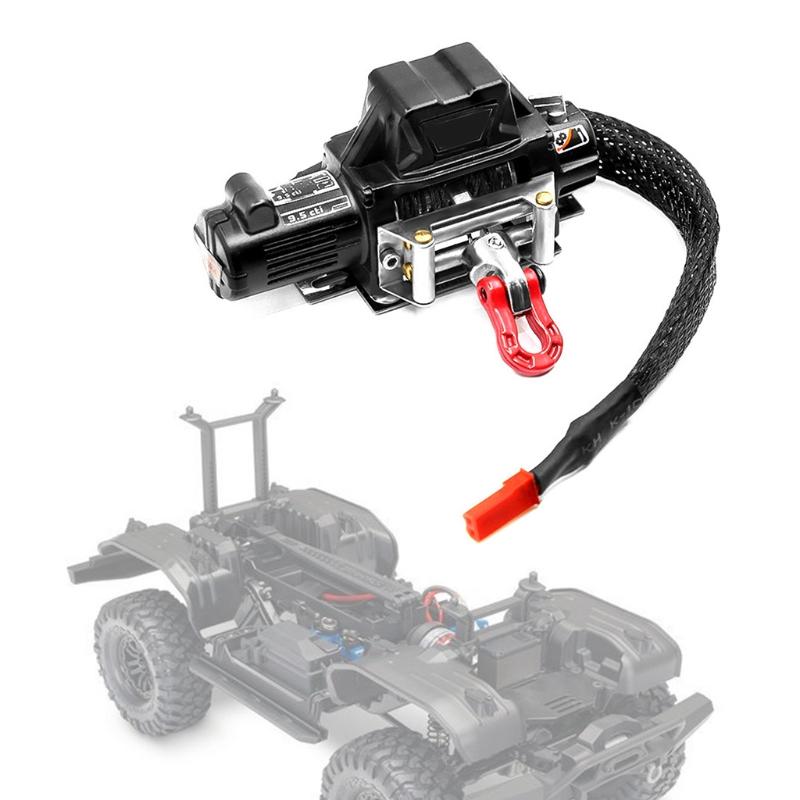 Радиоуправляемая модель сплав машина электрическая лебедка запчасти для игрушечной машины 1/10 аксессуары со стальным тросом для аксессуаров для модельной машины