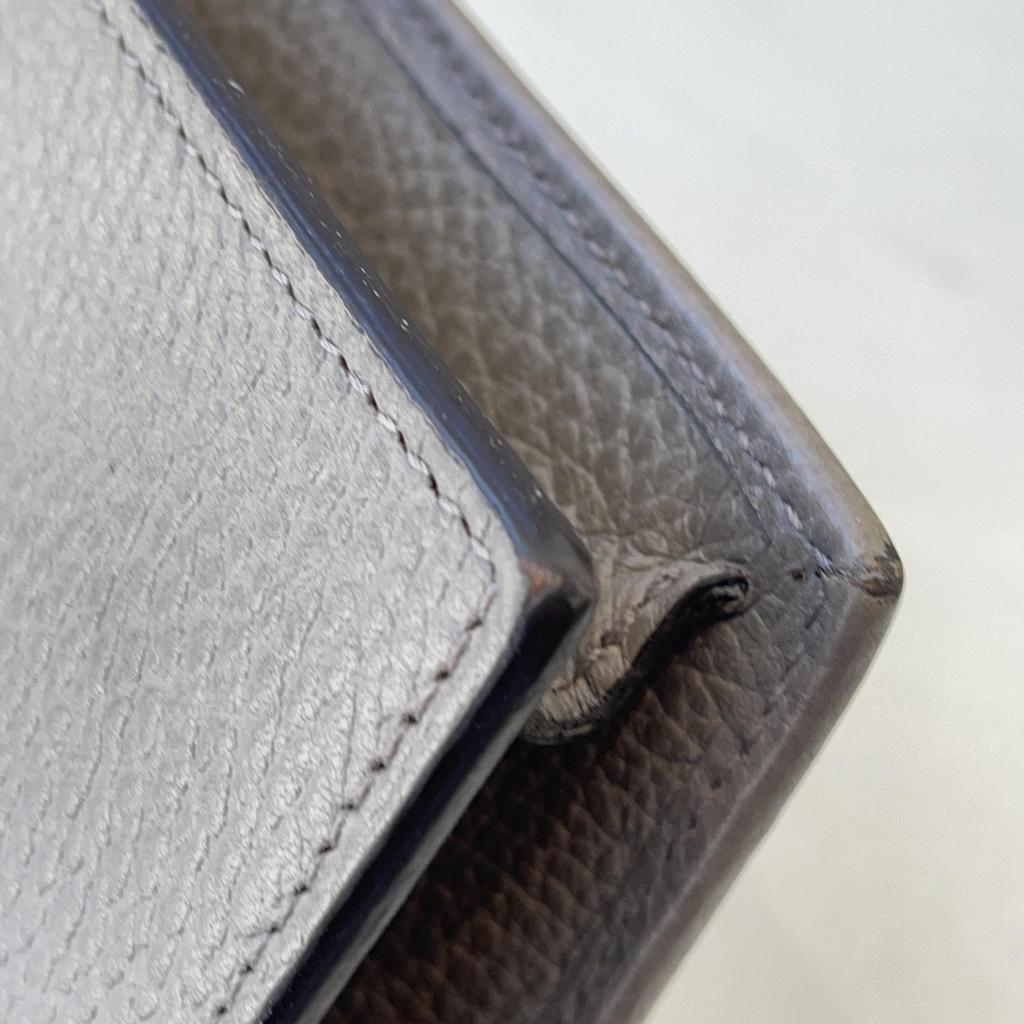 [Pre-Owned] Double G Series Double G Logo Snap Closure Leather Woc Chain Bag - Good #1XZ3ZNS