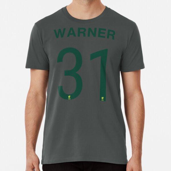 David Warner Australia Cricket Premium T-Shi S To 5XL Made In the AU/USA T-Shirt