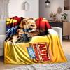 1Pc Alvin Chipmunks Trio Flannel Fleece Blanket Soft Warm Throw Blanket for Sofa Bed Couch Home Decor Lightweight Travel Nap Blanket Xmas Gift Q1715