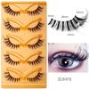 5 пар натуральных пушистых накладных ресниц из искусственной норки, портативные, декоративные ресницы для макияжа
