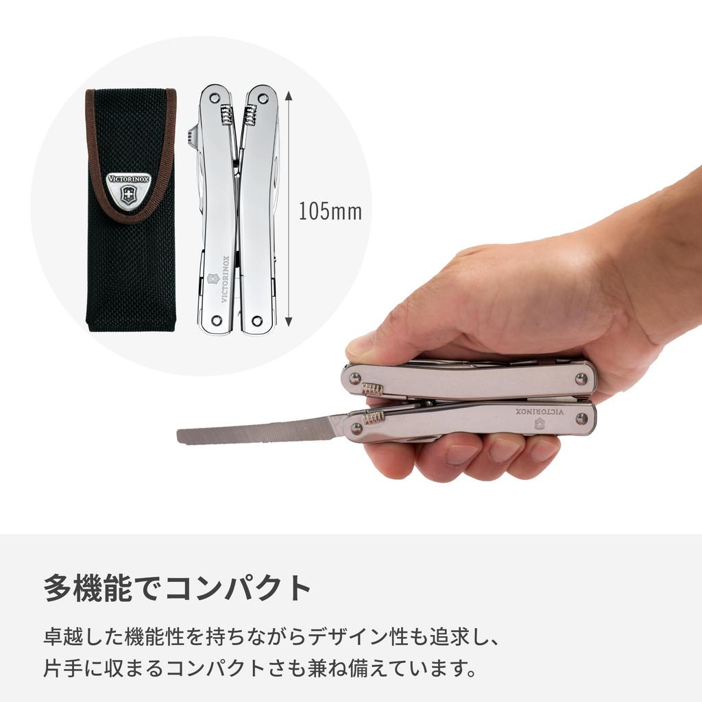 Victorinox Инструмент для работы на открытом воздухе Swiss Tool Spirit X с нейлоновым чехлом 3.0224.N [гарантия включена]